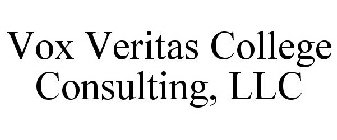 VOX VERITAS COLLEGE CONSULTING, LLC