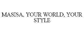 MASISA, YOUR WORLD, YOUR STYLE
