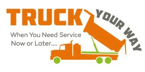 TRUCK YOUR WAY WHEN YOU NEED SERVICE NOW OR LATER....