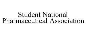 STUDENT NATIONAL PHARMACEUTICAL ASSOCIATION