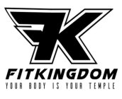FK FITKINGDOM YOUR BODY IS YOUR TEMPLE