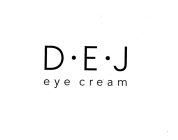D - E - J EYE CREAM