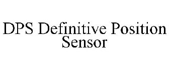 DPS DEFINITIVE POSITION SENSOR