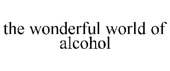 THE WONDERFUL WORLD OF ALCOHOL