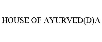 HOUSE OF AYURVED(D)A