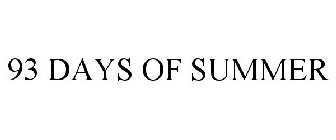 93 DAYS OF SUMMER