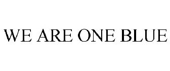 WE ARE ONE BLUE