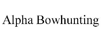 ALPHA BOWHUNTING