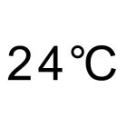 24 °C