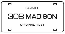 PACIOTTI 308 MADISON ORIGINAL RIVET