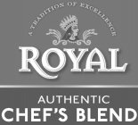 A TRADITION OF EXCELLENCE ROYAL AUTHENTIC CHEF'S BLEND
