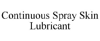 CONTINUOUS SPRAY SKIN LUBRICANT