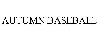 AUTUMN BASEBALL