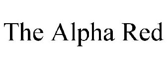 THE ALPHA RED