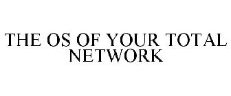 THE OS OF YOUR TOTAL NETWORK