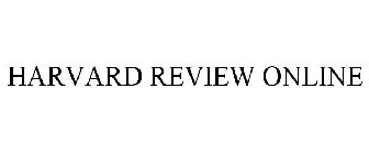 HARVARD REVIEW ONLINE