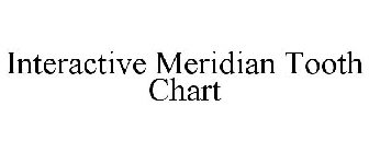 INTERACTIVE MERIDIAN TOOTH CHART