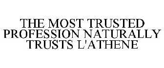 THE MOST TRUSTED PROFESSION NATURALLY TRUSTS L'ATHENE
