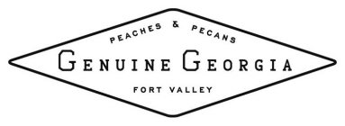 PEACHES & PECANS GENUINE GEORGIA FORT VALLEY