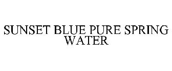 PURE SPRING WATER SUNSET BLUE