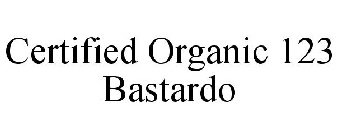 CERTIFIED ORGANIC 123 BASTARDO