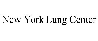 NEW YORK LUNG CENTER