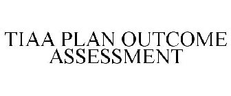 TIAA PLAN OUTCOME ASSESSMENT