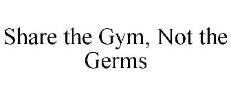 SHARE THE GYM, NOT THE GERMS