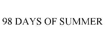 98 DAYS OF SUMMER