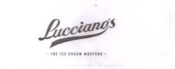 LUCCIANO'S · THE ICE CREAM MASTERS ·