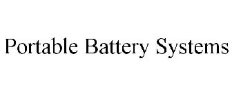 PORTABLE BATTERY SYSTEMS
