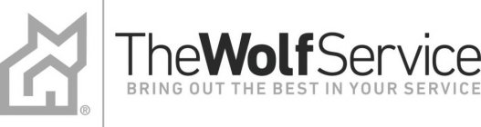 THE WOLF SERVICE BRING OUT THE BEST IN YOUR SERVICE