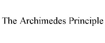 THE ARCHIMEDES PRINCIPLE