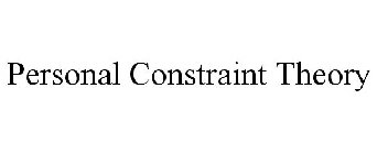 PERSONAL CONSTRAINT THEORY
