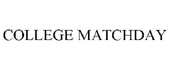 COLLEGE MATCHDAY