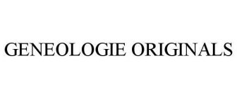 GENEOLOGIE ORIGINALS