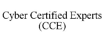 CYBER CERTIFIED EXPERTS (CCE)