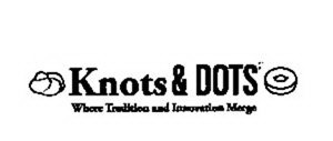 KNOTS & DOTS WHERE TRADITION AND INNOVATION MERGE