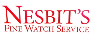 NESBIT'S FINE WATCH SERVICE