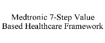 MEDTRONIC 7-STEP VALUE BASED HEALTHCARE FRAMEWORK