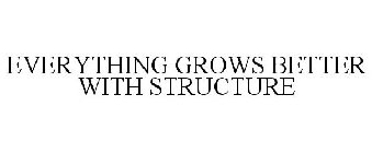 EVERYTHING GROWS BETTER WITH STRUCTURE