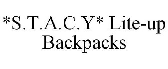 *S.T.A.C.Y* LITE-UP BACKPACKS