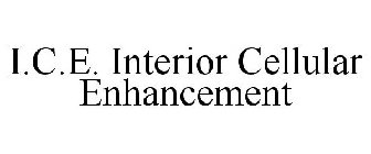 I.C.E. INTERIOR CELLULAR ENHANCEMENT