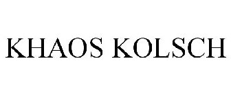 KHAOS KOLSCH