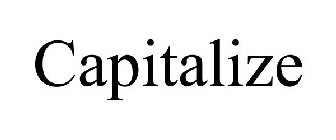 CAPITALIZE