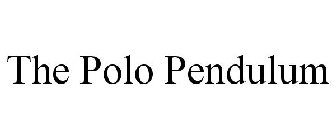 THE POLO PENDULUM
