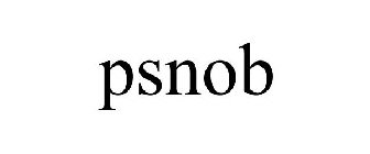 PSNOB