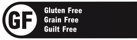 GF GLUTEN FREE GRAIN FREE GUILT FREE