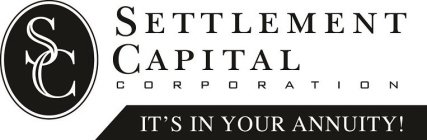 SC SETTLEMENT CAPITAL CORPORATION IT'S IN YOUR ANNUITY!