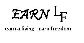 EARN LF EARN A LIVING - EARN FREEDOM